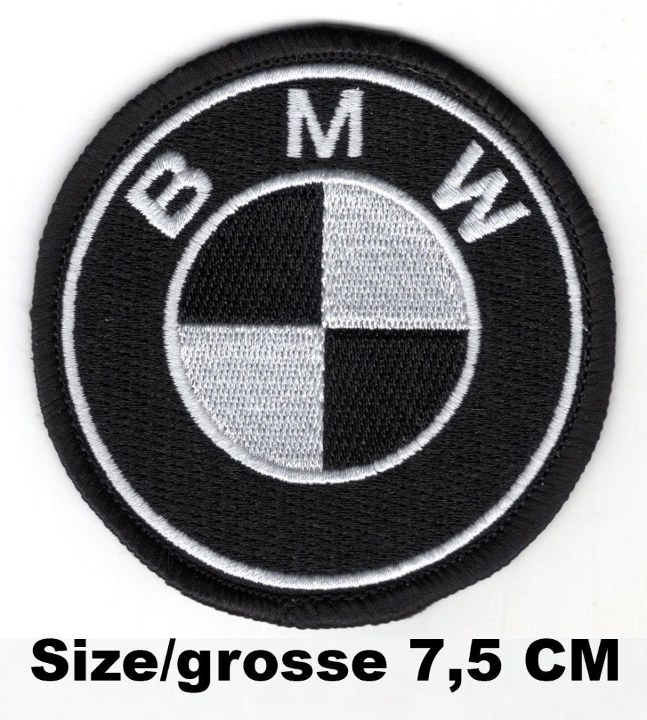 BMW Logo Zwart voor R 1200 F800 GS XR 1000 K100 1250 1300, Motoren, Accessoires | Overige, Verzenden, Nieuw