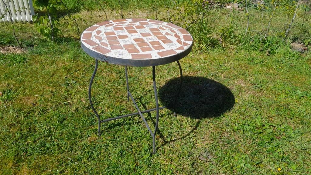 Leuk stenen bijzettafeltje, Overige materialen, Gebruikt, Bijzettafel, Ophalen