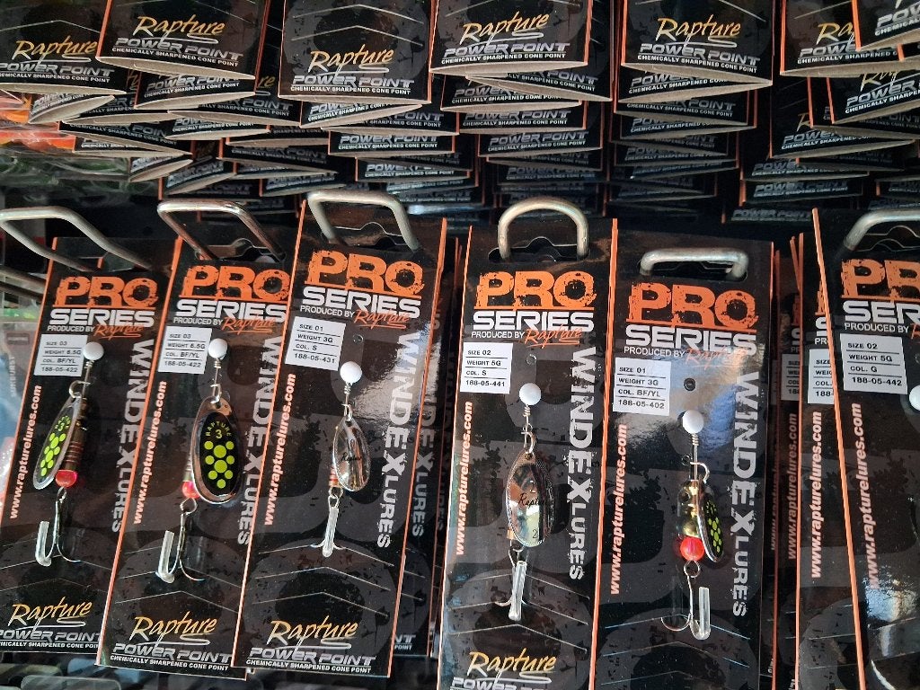 50x Rapture Windex Spinners (diverse maten) Nieuw!, Info@hengelsportleon.nl, Endepoelstraat, Rapture, Overige typen