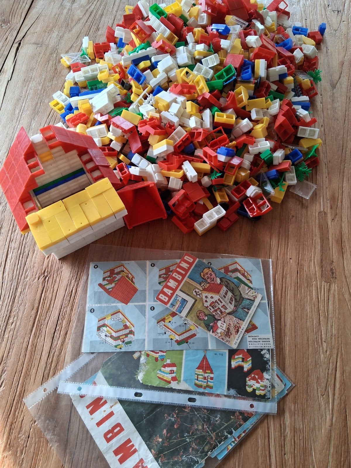 Bambino plastix bouwblokjes, Ophalen, Gebruikt, Overige merken