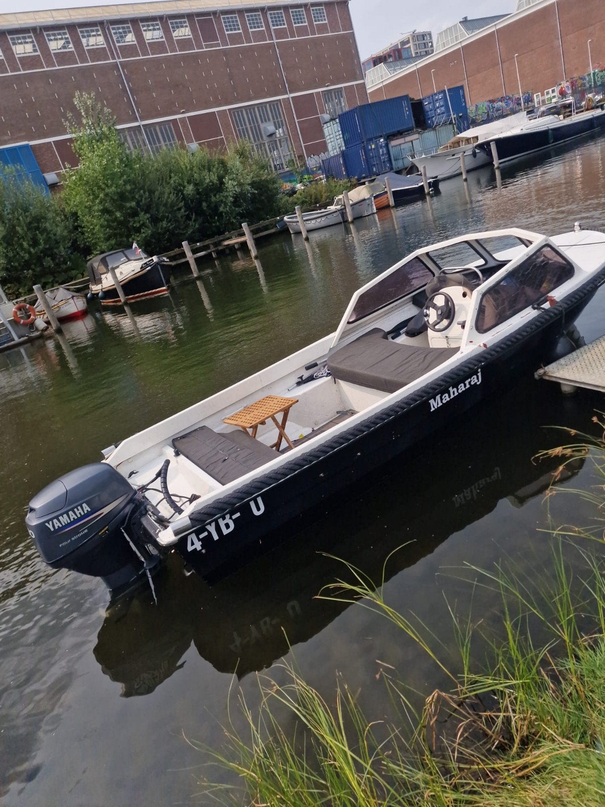 yamaha 40PK 4takt powertrim +Rana 17, Met afstandsbediening, Ophalen of Verzenden, Zo goed als nieuw, 30 pk of meer