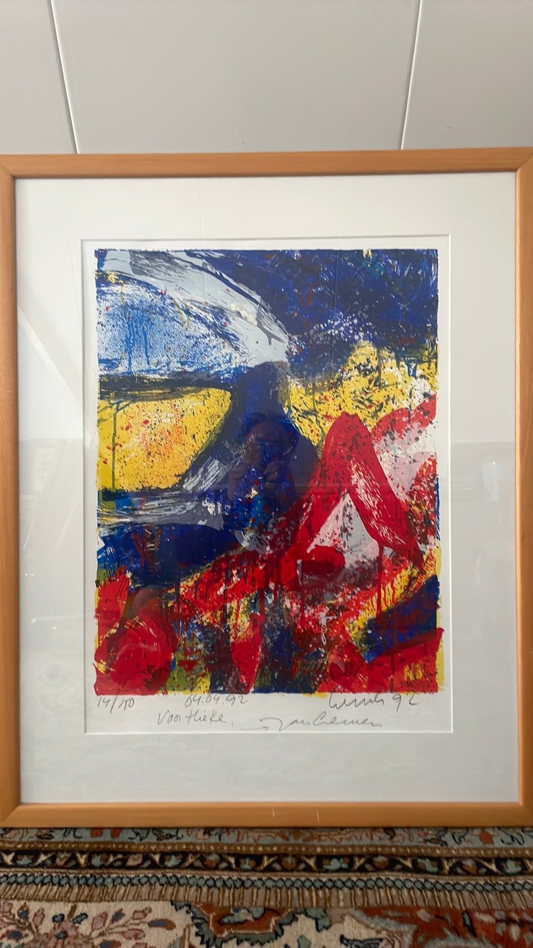 Jan Cremer gesigneerd zeefdruk, Antiek en Kunst, Ophalen