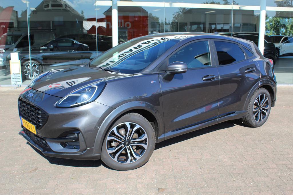 Ford Puma 1.0 125 pk EcoBoost Hybrid ST-Line X Winter Pack,, 12 maanden, Leder en Stof, Bedrijf, Hybride Elektrisch/Benzine