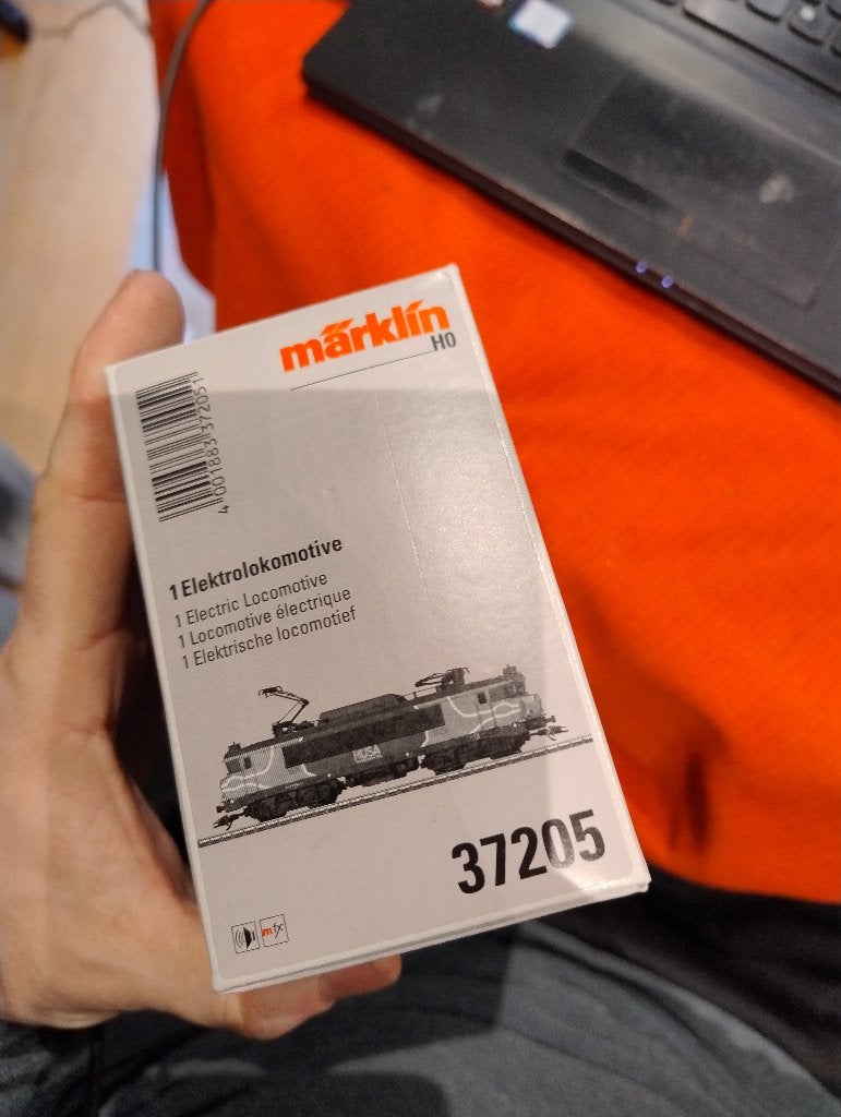 Märklin 37205 – HUSA elektrische locomotief, Wisselstroom, Locomotief, Ophalen of Verzenden, Zo goed als nieuw