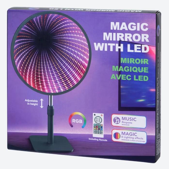 Magische spiegel / Magic mirror met verlichting, Overige genres, 1 speler, Nieuw, Ophalen of Verzenden