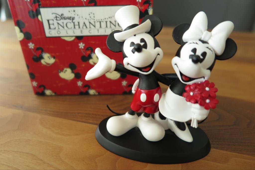Disney Mickey & Minnie Mouse Trouwbeeldje - Together Forever, Verzamelen, Disney, Ophalen of Verzenden, Mickey Mouse, Zo goed als nieuw