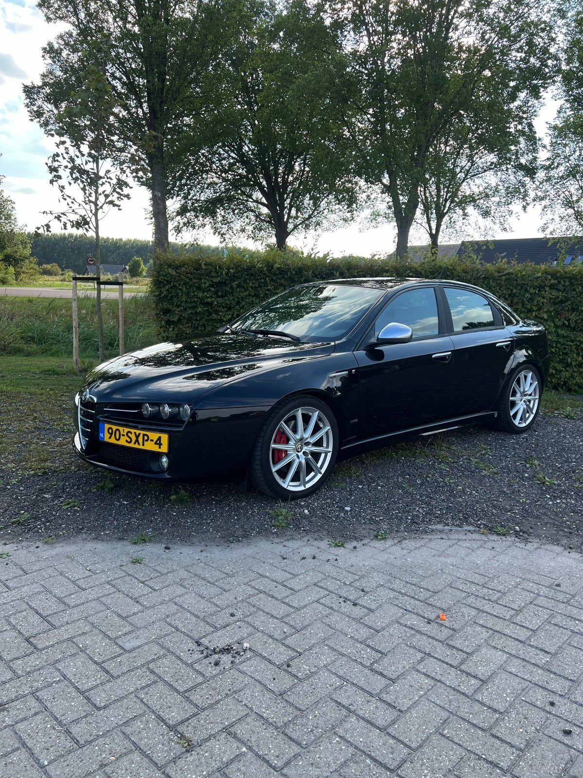 Alfa Romeo 159 1.750 Turbo 236pk 2012 Zwart, Auto's, Alfa Romeo, Dealer onderhouden, Zwart, 4 cilinders, Zwart