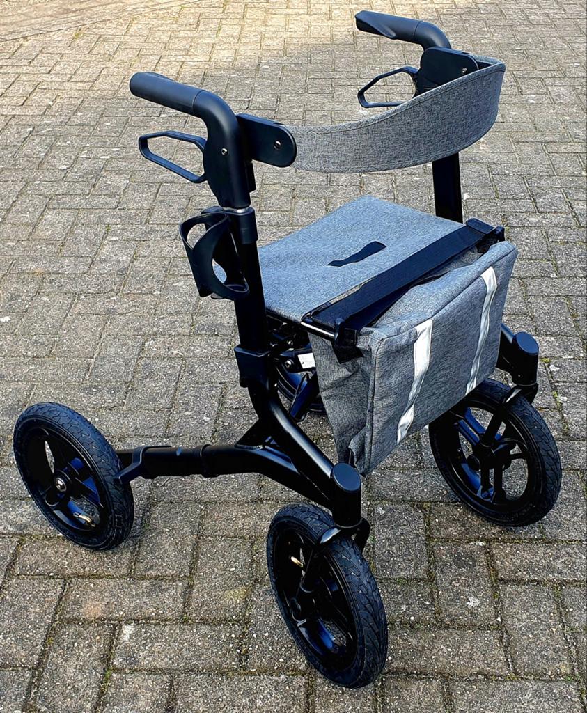 Rollator outdoor inklapbaar met grote luchtbanden NIEUW, Diversen, Rollators, Nieuw, Ophalen of Verzenden