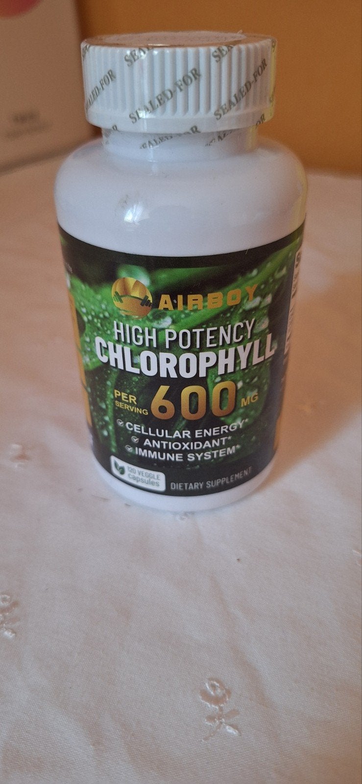AIRBOY High Potency Chlorophyll 600mg - 120 capsules, Sport en Fitness, Gezondheidsproducten en Wellness, Nieuw, Poeder of Drank
