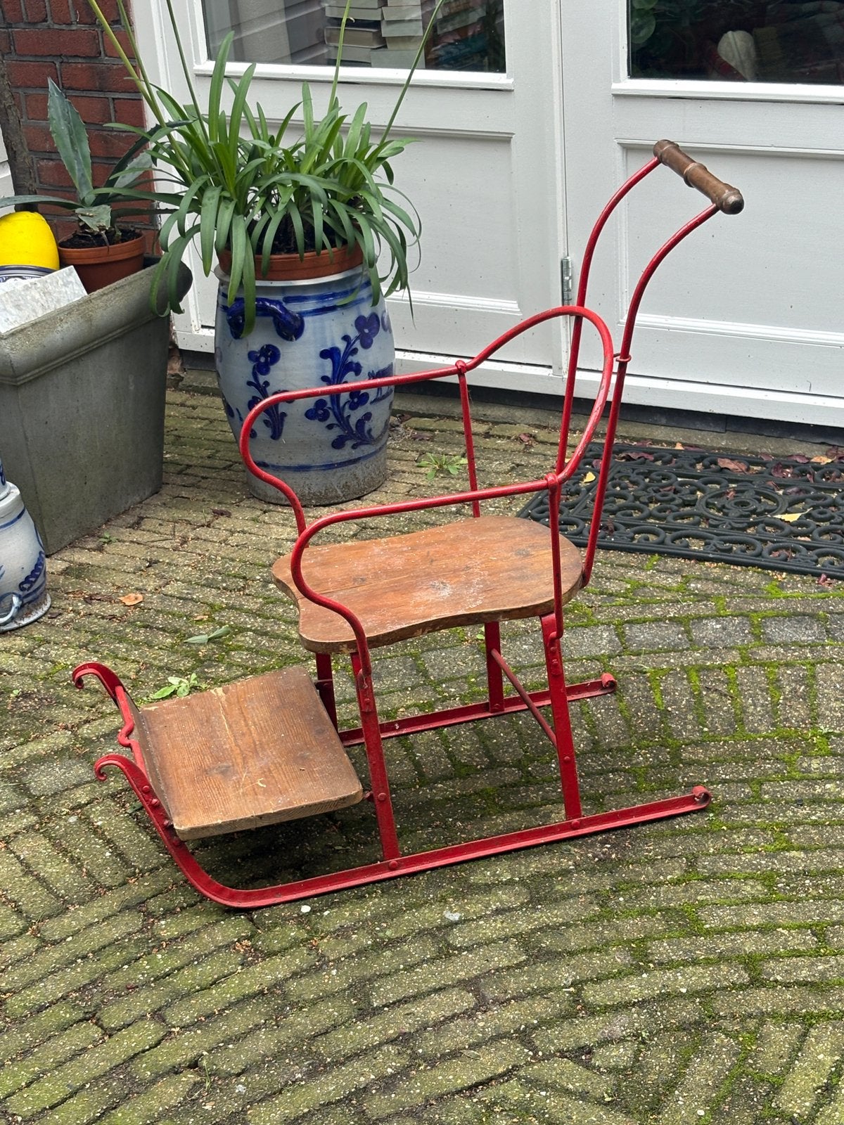 Oude slee, Gebruikt, Rond, Ophalen of Verzenden, 60 cm of meer