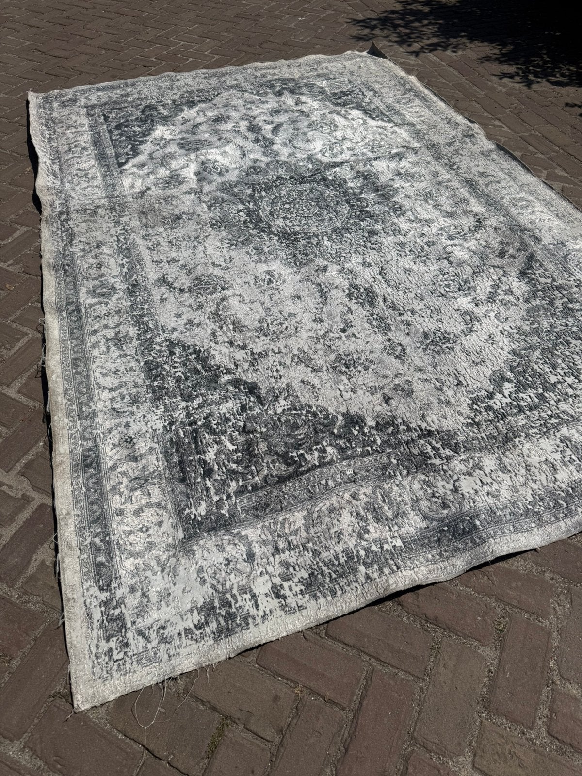 Landelijk vloerkleed, Ophalen, Blauw, 200 cm of meer, Zo goed als nieuw