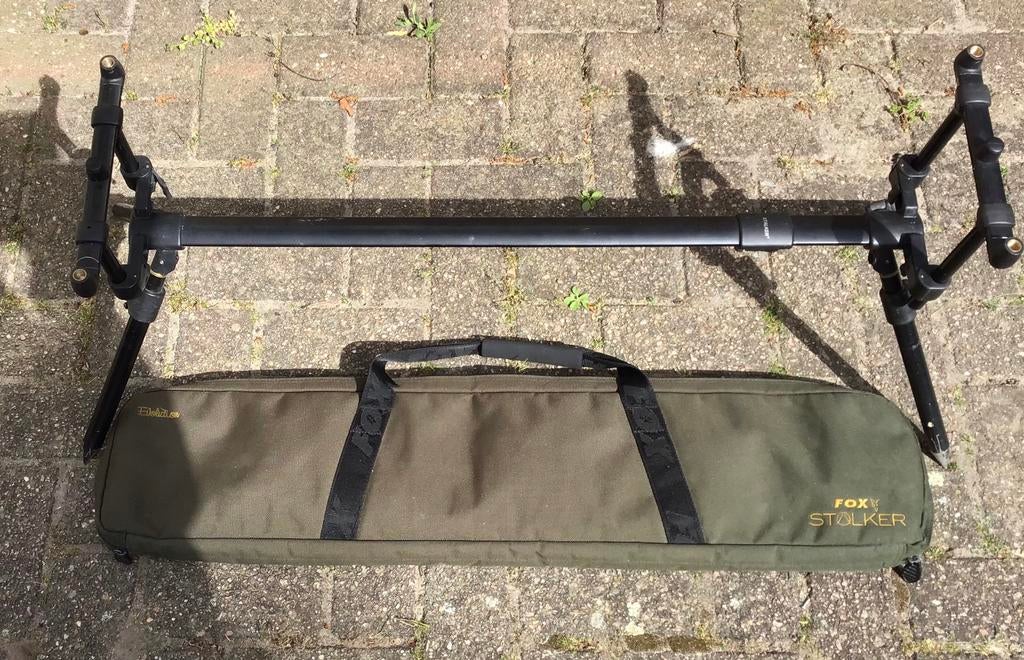 Fox Stalker rodpod met foudraal., Watersport en Boten, Hengelsport | Karpervissen, Ophalen of Verzenden, Gebruikt, Overige typen