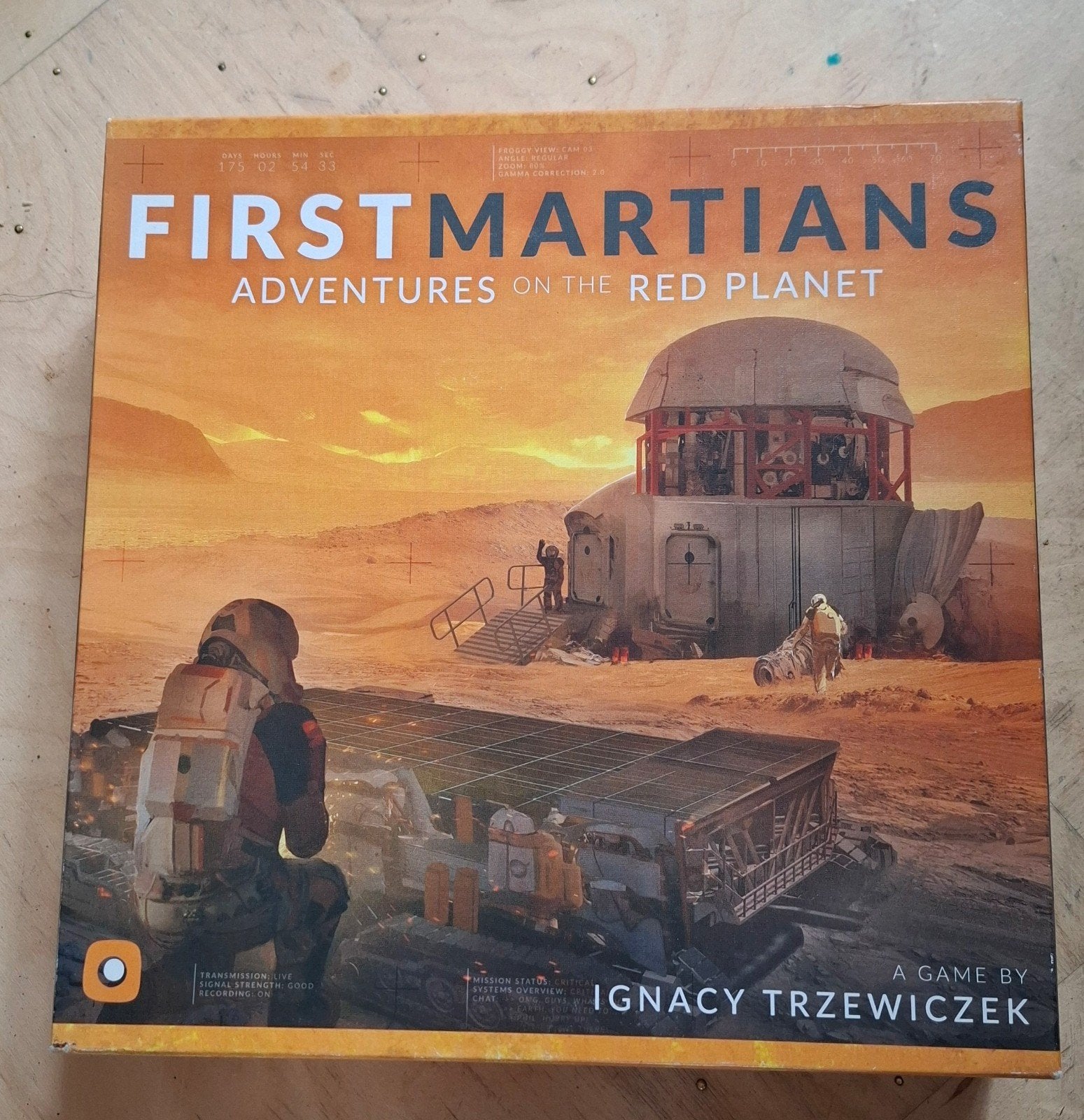 First Martians: Adventures on the Red Planet Bordspel, Een of twee spelers, Ophalen of Verzenden, Zo goed als nieuw