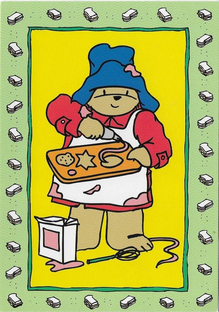 Beertje Paddington ongelopen Ansichtkaart ( A5 ), Ophalen of Verzenden, 1980 tot heden, Ongelopen, Sterren en Beroemdheden