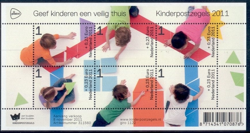 Nederland postfris nominaal 2011 NVPH nr. 2886, Postzegels en Munten, Postzegels | Nederland, Ophalen of Verzenden, Na 1940, Postfris
