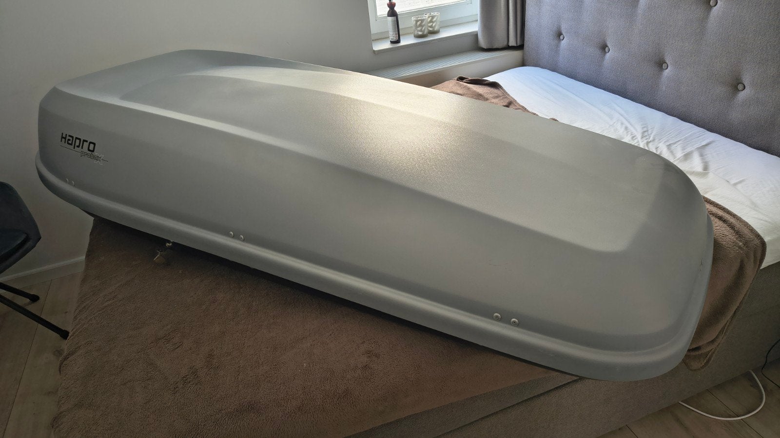 Hapro Probox 560 Silver Dakkoffer - in goede staat, Auto diversen, Ophalen, Gebruikt