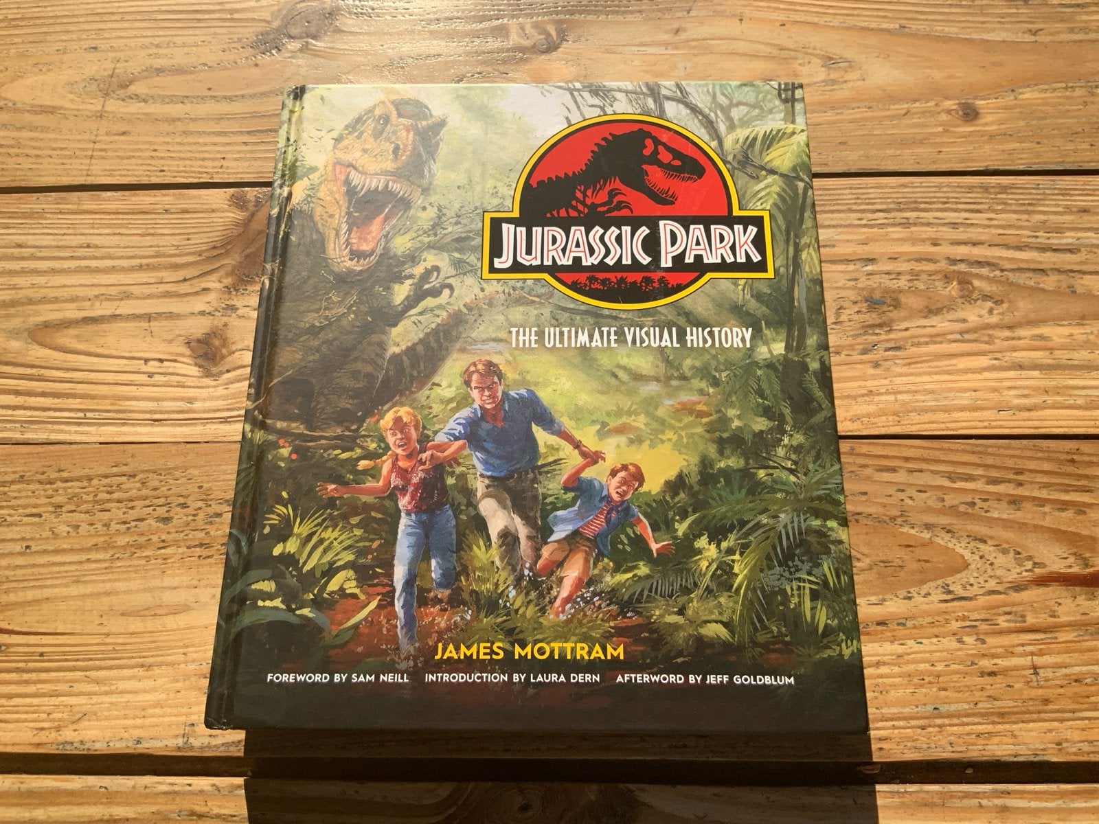 Jurassic Park Collectors Item: Boek & Amber Lamp/Beeld, Ophalen, Zo goed als nieuw