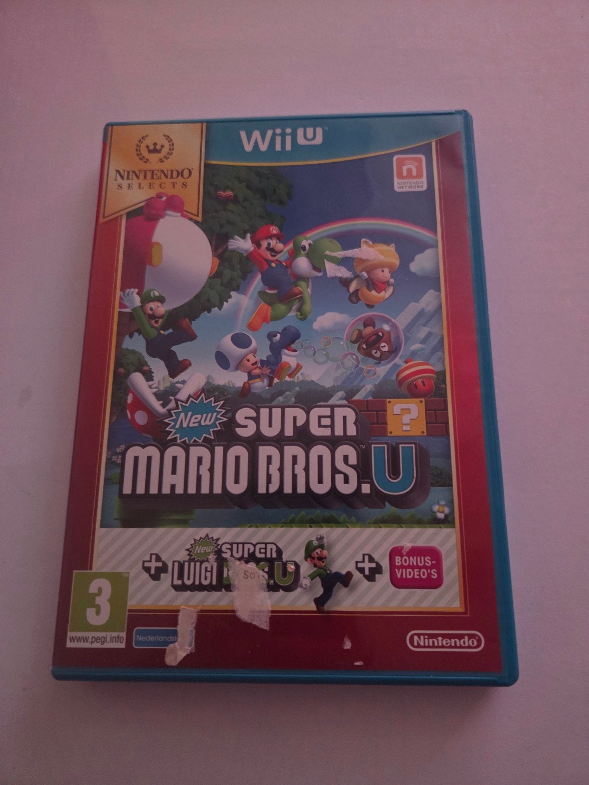 New Super Mario Bros. U + New Super Luigi U - Nintendo Wii U, Spelcomputers en Games, Eén computer, Ophalen of Verzenden, Zo goed als nieuw