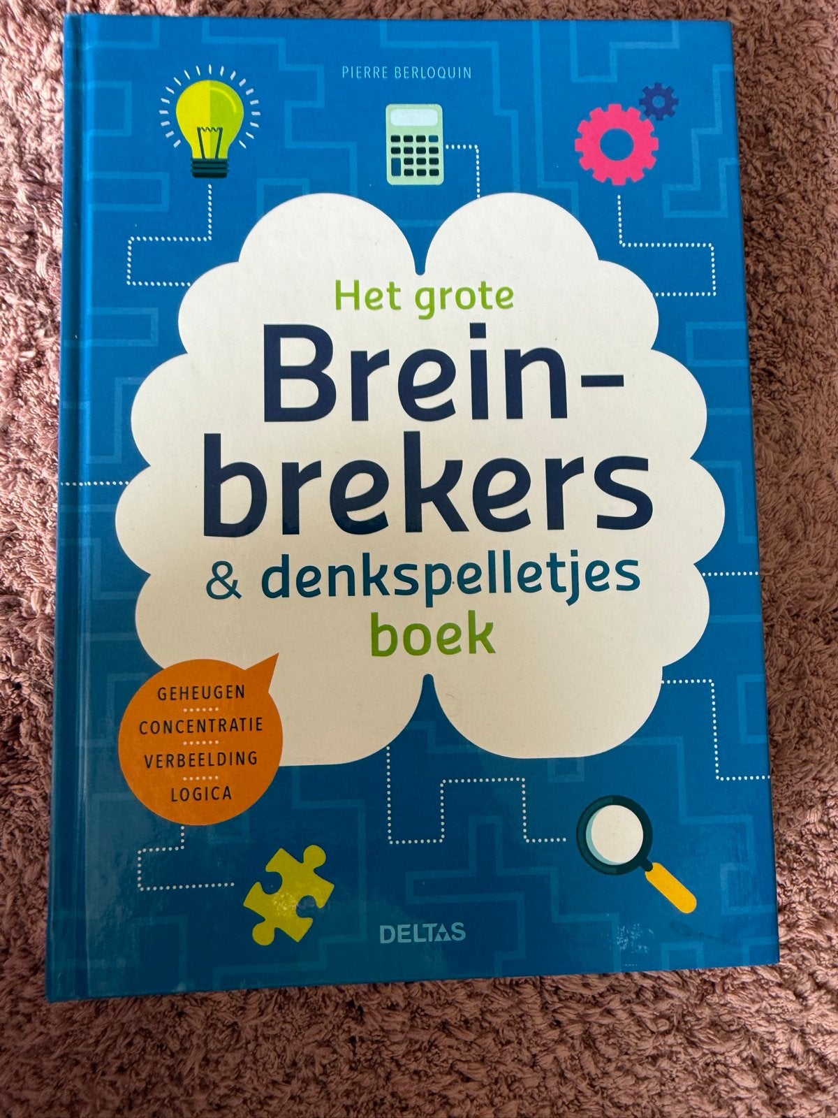 Het grote Breinbrekers & Denkspelletjes Boek, Ophalen of Verzenden, Minder dan 500 stukjes, Zo goed als nieuw, Puzzelboek