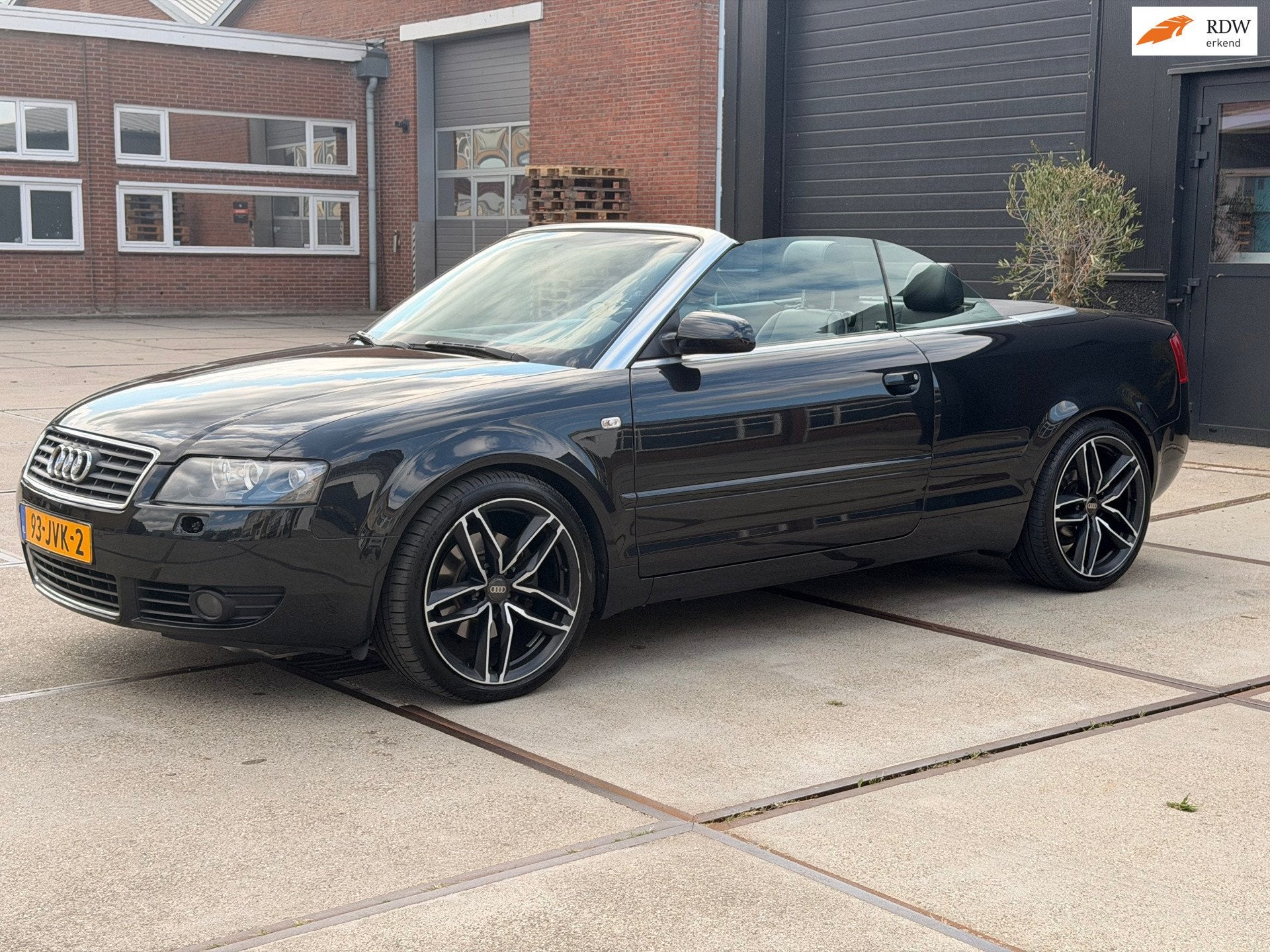 Audi A4 Cabriolet 3.0 V6 AUT Bose Leer Navi 19”, Gebruikt, Zwart, 1595 kg, Cabriolet