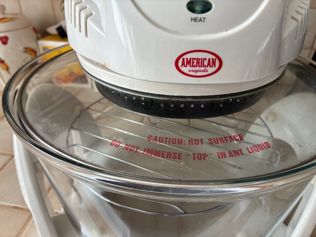 Halogeen oven, Witgoed en Apparatuur, Ophalen, Minder dan 45 cm, Minder dan 45 cm, Hete lucht