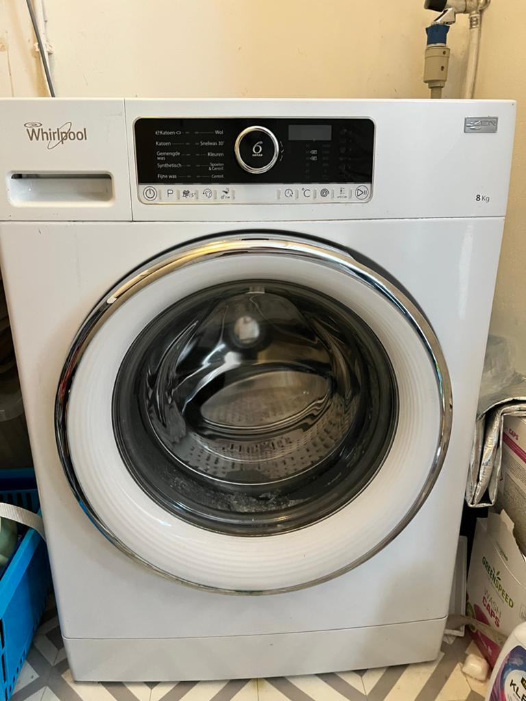 Whirlpool 6th Sense Wasmachine 8kg - Goed Werkend, Ophalen, Zo goed als nieuw