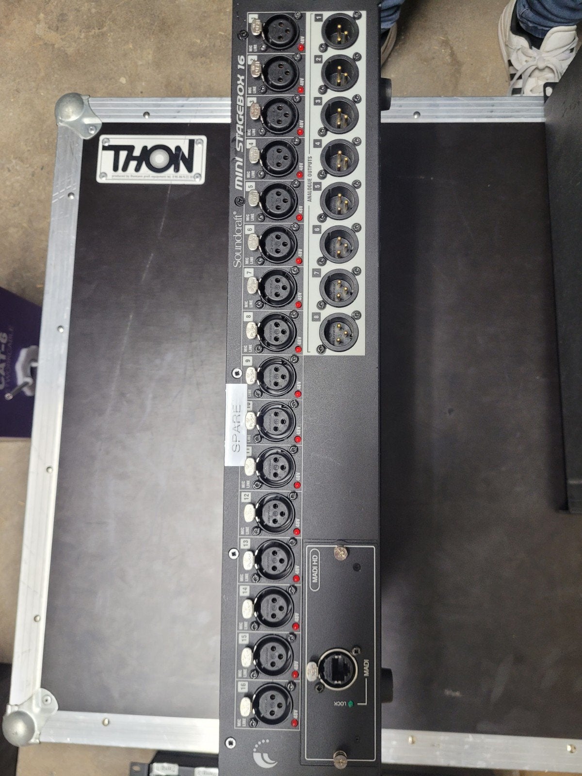 Soundcraft SI-impact incl flightcase en Stagebox, Ophalen, Zo goed als nieuw