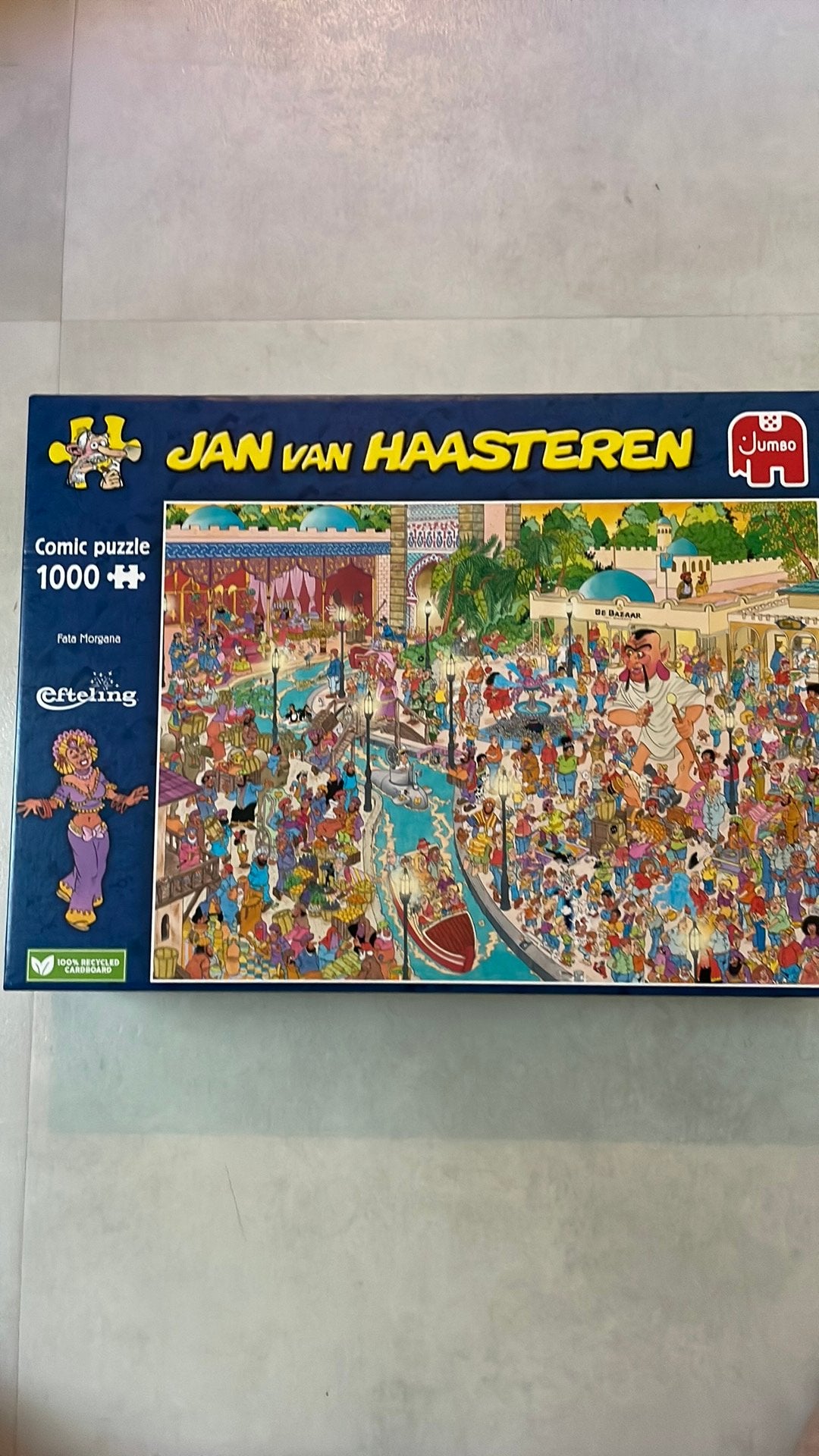 jan van Haasteren  puzzel de Efteling, Ophalen, 500 t/m 1500 stukjes, Zo goed als nieuw