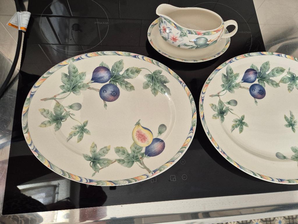 4 ovale (vis)borden ovale schaal Barratts Naturelle, Huis en Inrichting, Keuken | Servies, Ophalen of Verzenden, Overige stijlen
