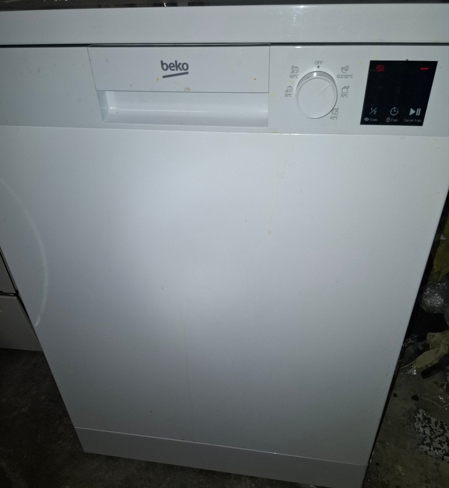 Beko zuinige vaatwasser met garantie kan bezorgen/aansluiten, Ophalen of Verzenden, Zo goed als nieuw, 85 tot 90 cm, 45 tot 60 cm