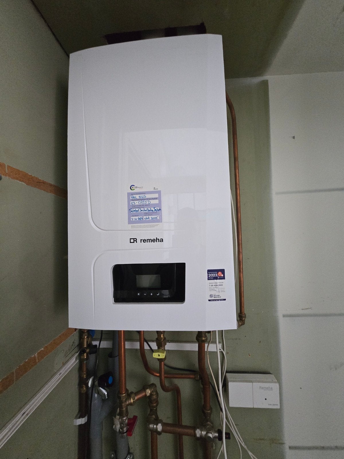 Remeha Tzerra ACE Matic 24C CW5 excentrisch 80/80 7814158, Ophalen of Verzenden, Minder dan 3 jaar oud, Minder dan 20 liter, Nieuw