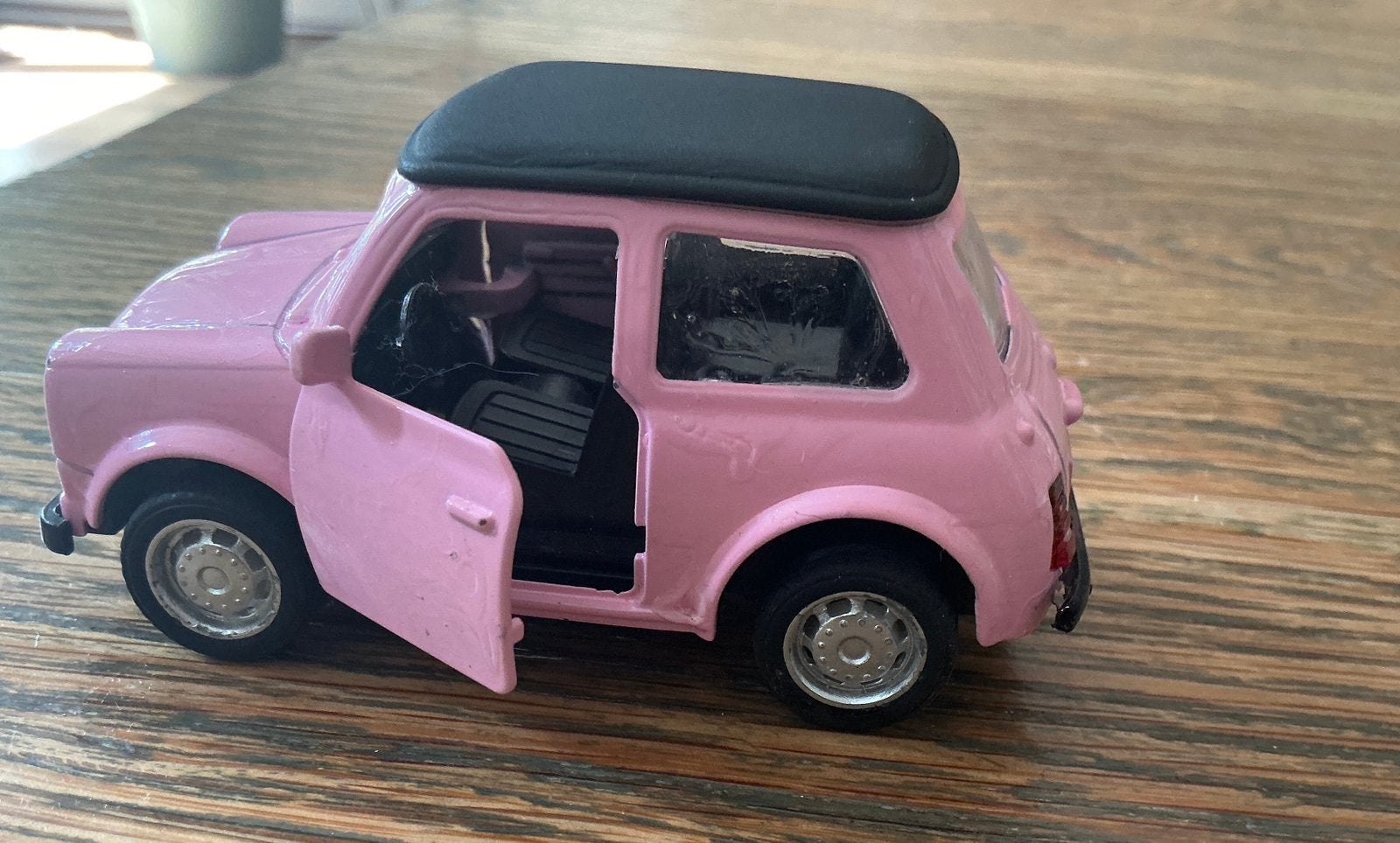 Roze Mini Cooper auto, Ophalen, Gebruikt, Auto