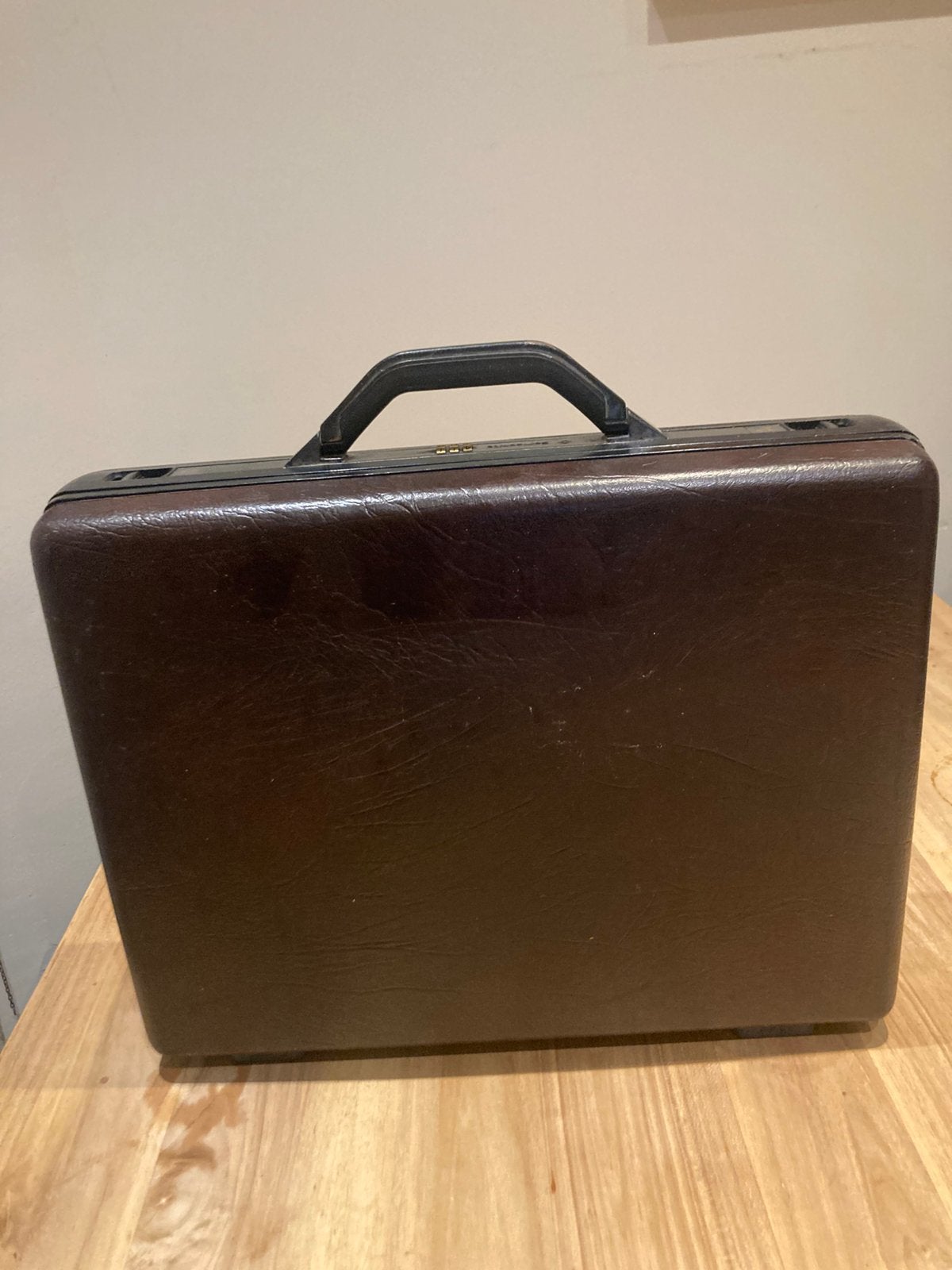 Samsonite aktenkoffer donkerrood, Gebruikt, Hard kunststof, Slot, Minder dan 50 cm