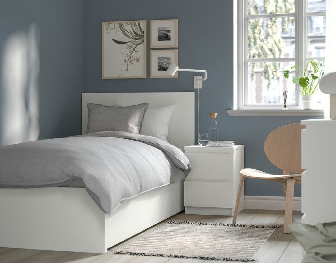 Ikea Malm eenpersoons bed 90x200cm - gratis af te halen, Ophalen, Gebruikt, 90 cm, Eenpersoons
