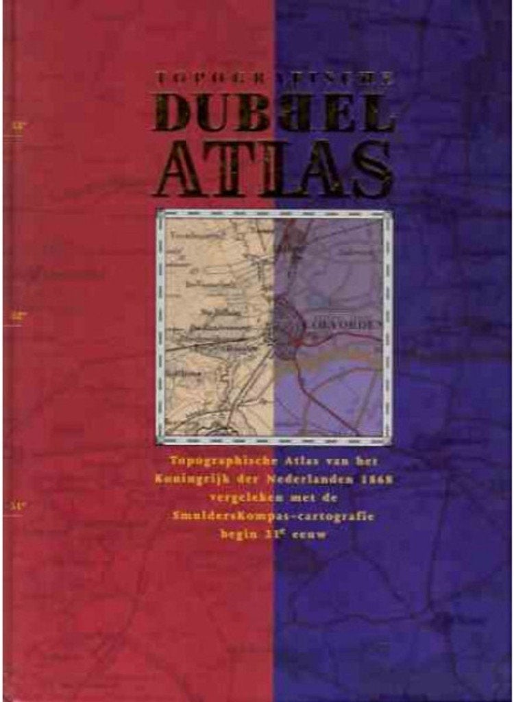 Topografische dubbelatlas van het Koninkrijk der Nederlanden, Overige atlassen, Diverse auteurs, Ophalen of Verzenden, Zo goed als nieuw
