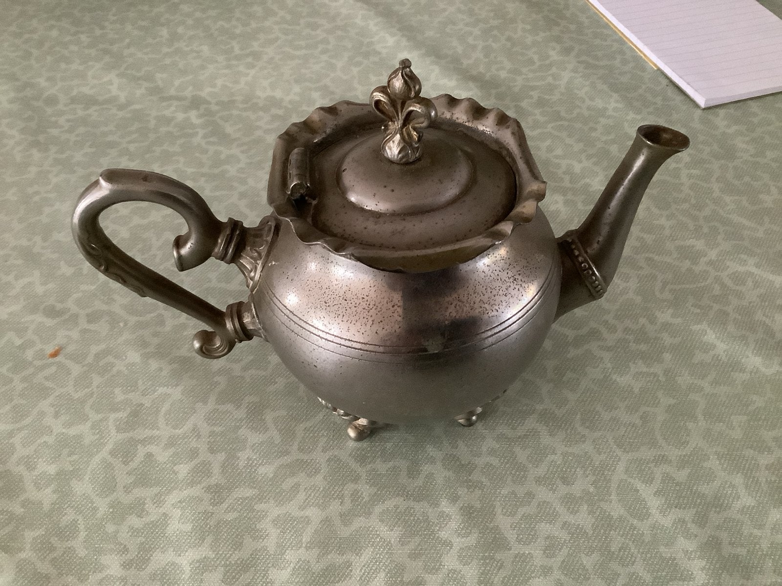 theepot met sierlijke details, Ophalen of Verzenden