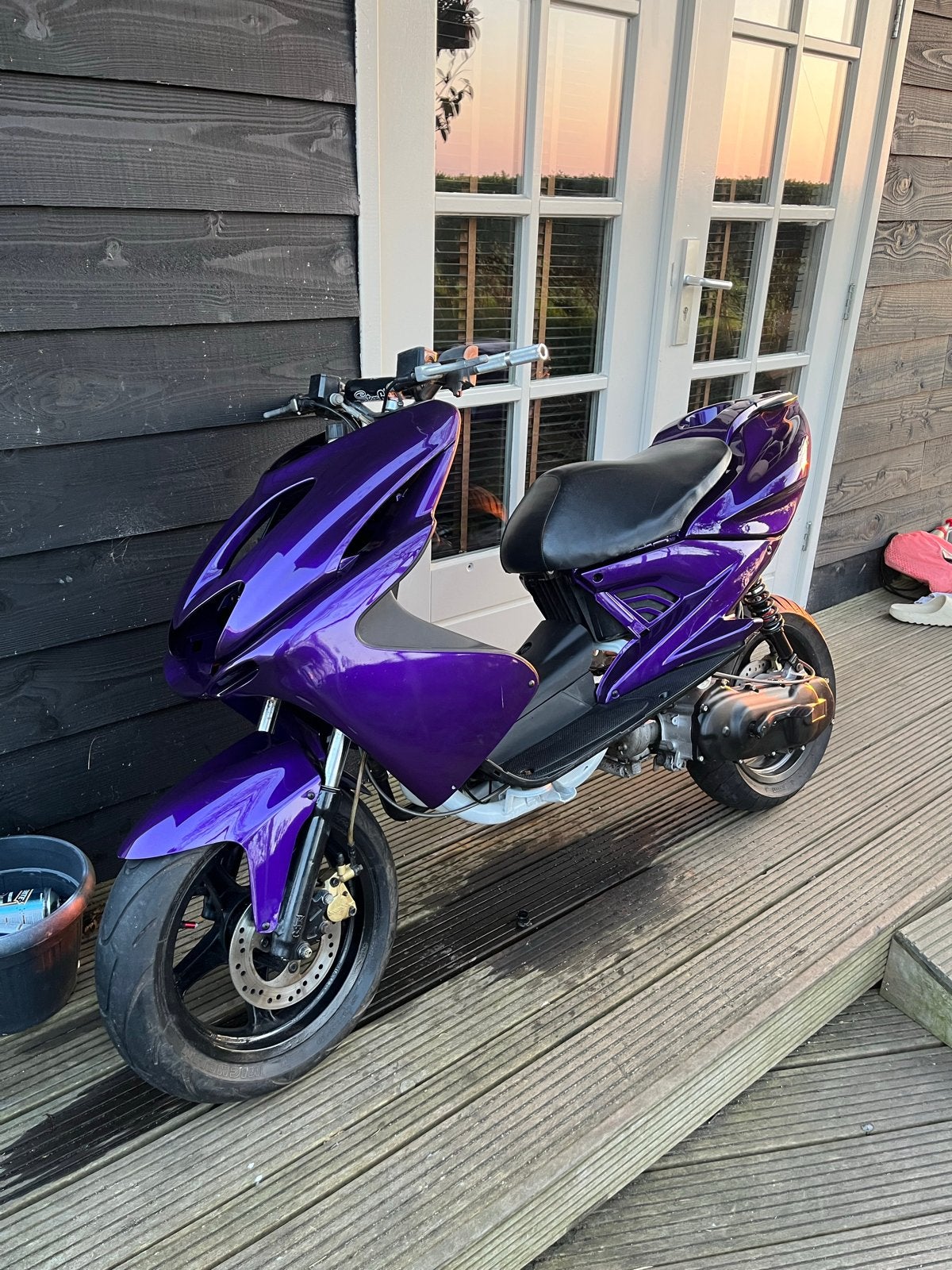 Yamaha Aerox 70cc 2t - Paars, Ophalen, Tweetakt, Gebruikt, Aerox