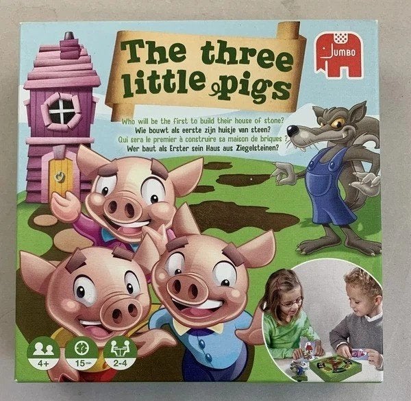 De Drie Kleine Biggetjes Jumbo Spel, Verzenden, Zo goed als nieuw, Onbekend