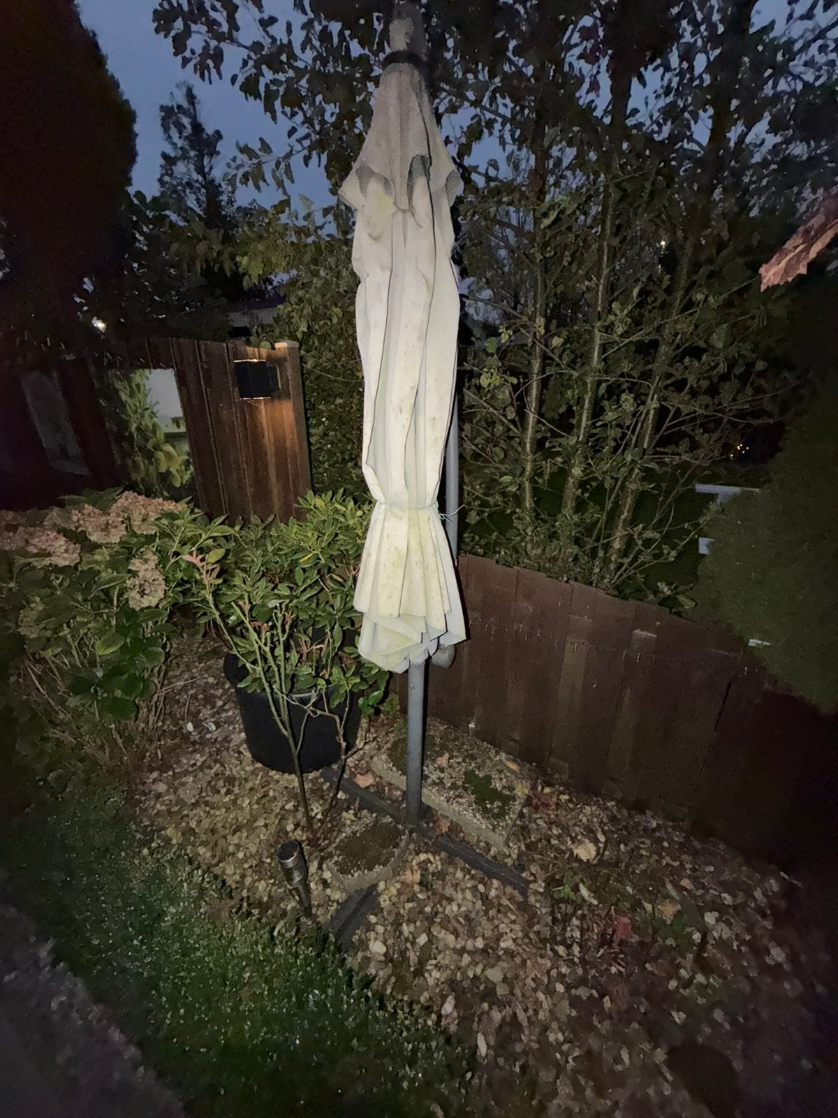 Parasol (zweef), Ophalen, Gebruikt, Zweefparasol