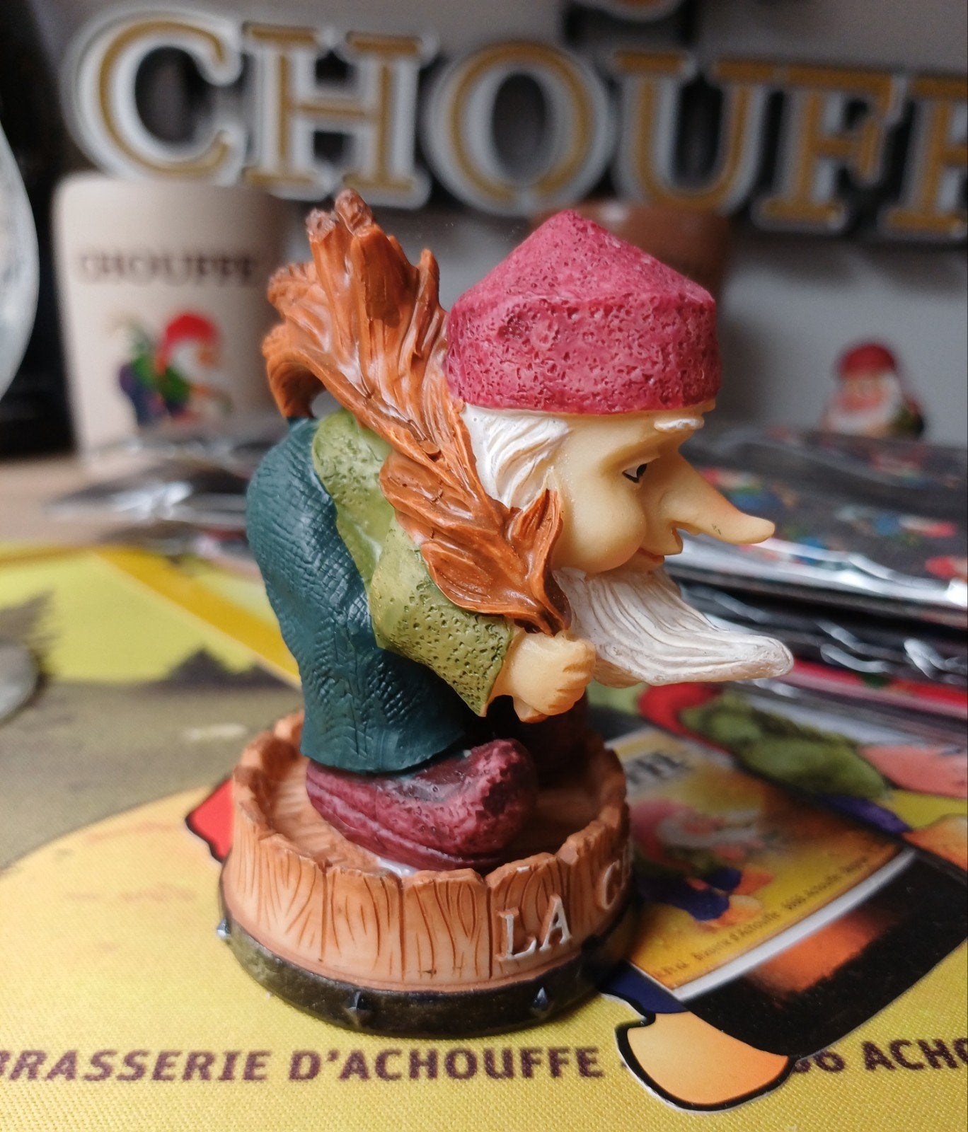 La Chouffe Kabouter Beeldje Op Vat, Verzamelen, Ophalen of Verzenden, Nieuw, Overige typen, Duvel