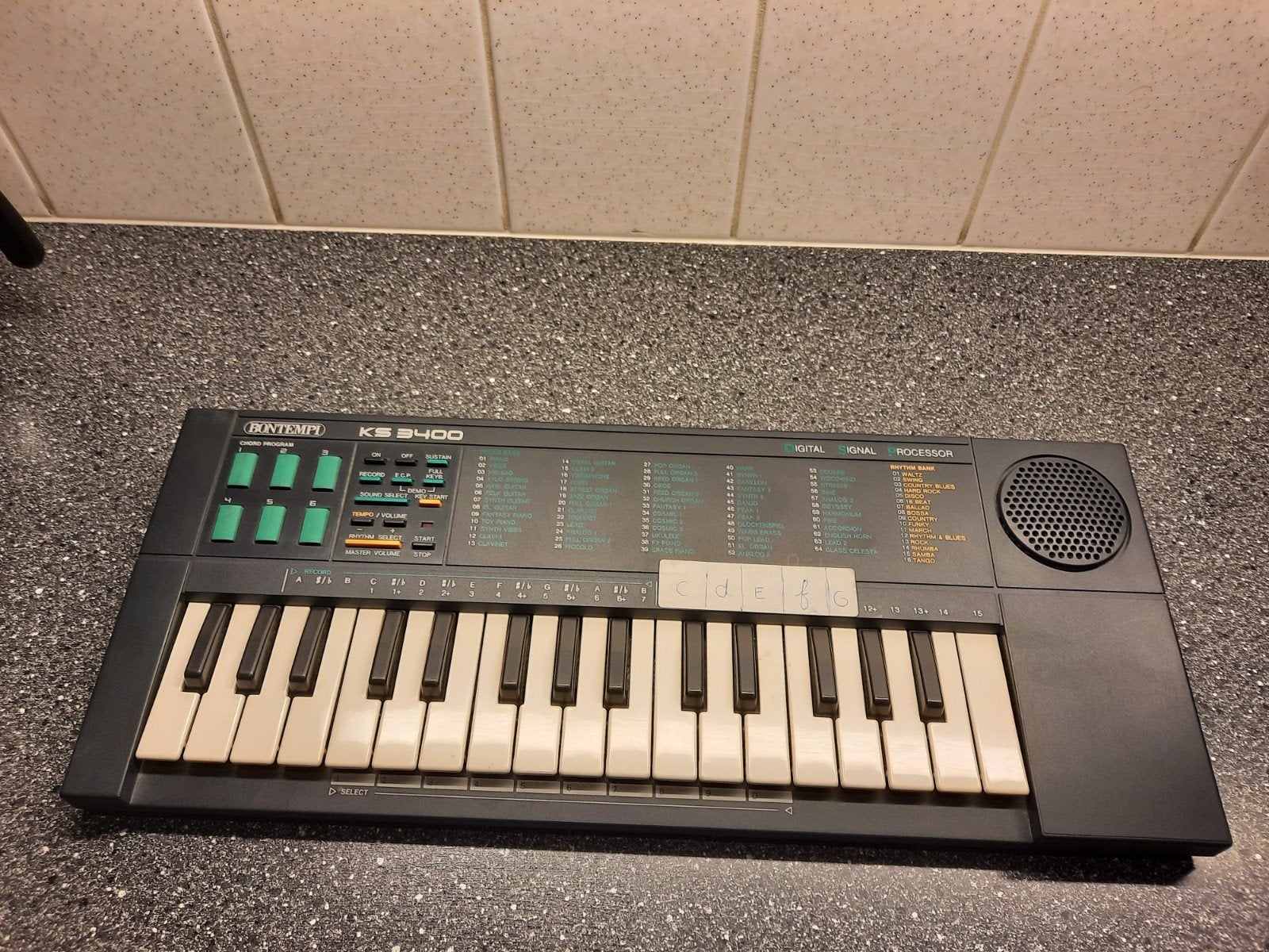 Bontempi KS 3400 Keyboard., Muziek en Instrumenten, Keyboards, Gebruikt, Overige aantallen, Overige merken, Ophalen of Verzenden