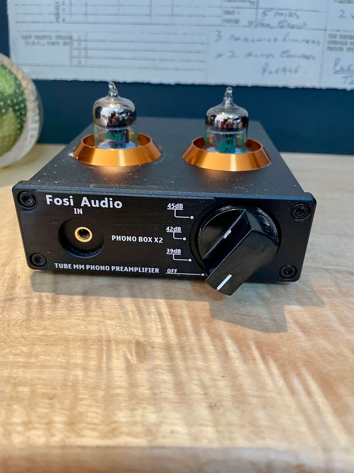 Fosi Audio Box X2 Phono Tube Pre-amp, Ophalen of Verzenden, Versterker