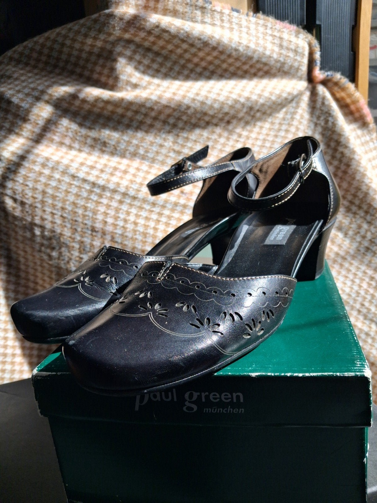 Zwarte schoenen Paul Green maat 6, Paul Green, Ophalen of Verzenden, Zo goed als nieuw, Zwart