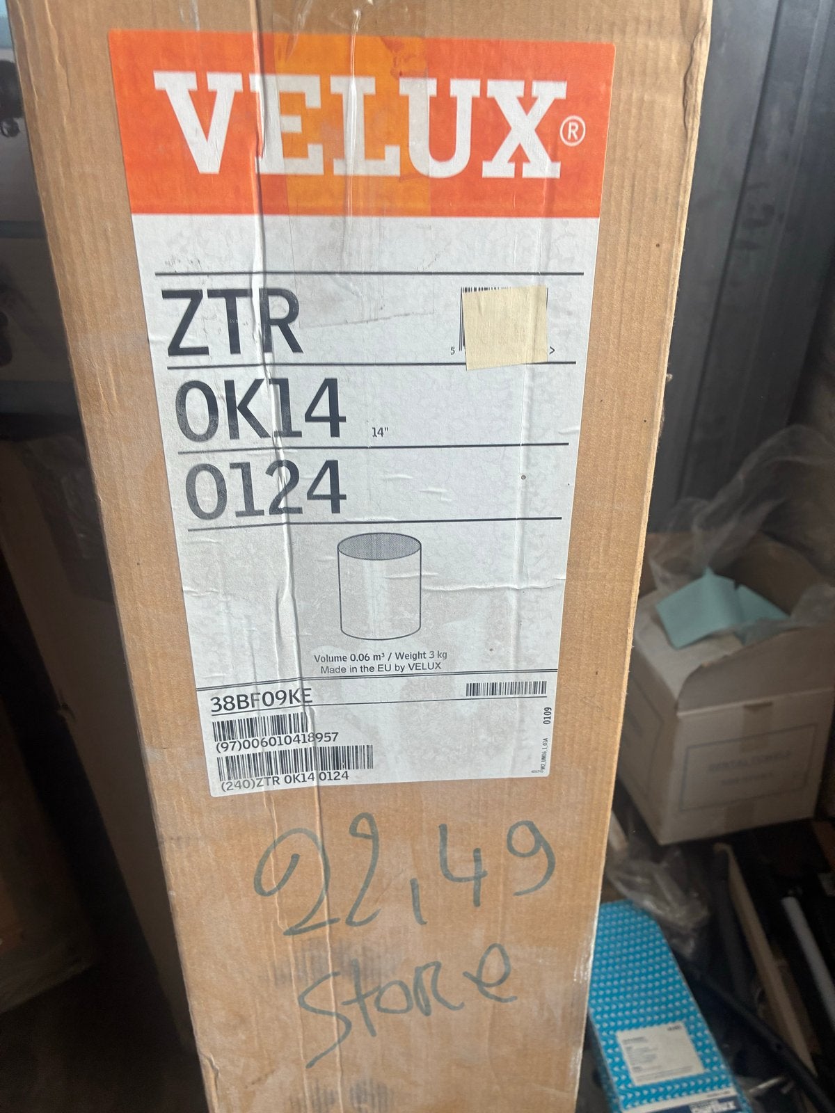 Velux ZTR OK14 0124 Dakraam Accessoire, Doe-het-zelf en Verbouw, Ophalen of Verzenden, Nieuw, Dakraam, Minder dan 80 cm