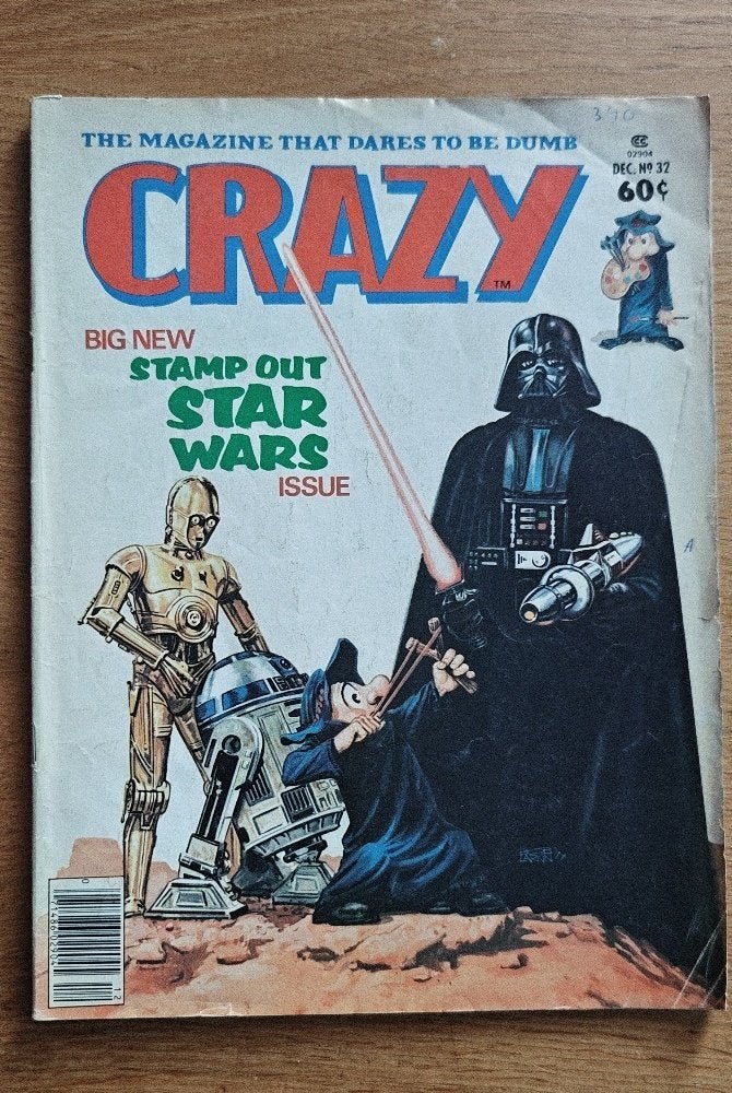 Vintage Crazy Crazy ( 1977-1979) incl star wars en rocky, Gelezen, Marvel, Ophalen of Verzenden, Meerdere stripboeken