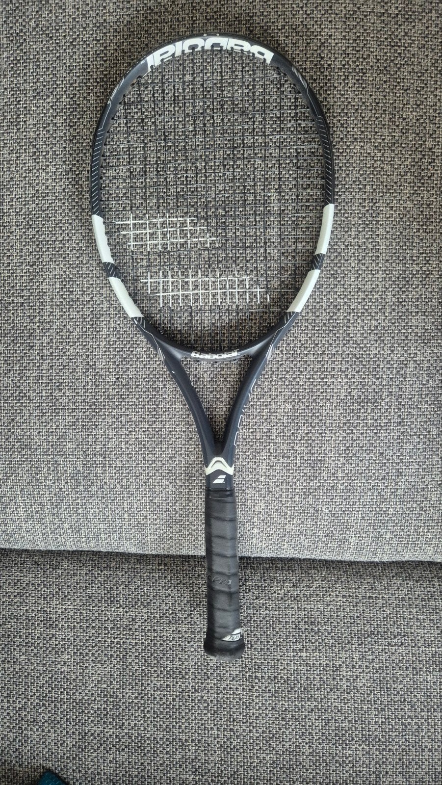 Babolat Drive Black tennisracket - Gripmaat L2, Sport en Fitness, Gebruikt, Racket, Babolat, Ophalen