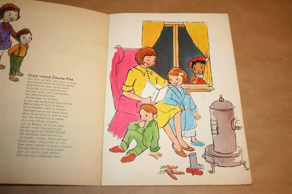 Onze vriend zwarte piet, ca. 1970, Ophalen of Verzenden, Gelezen