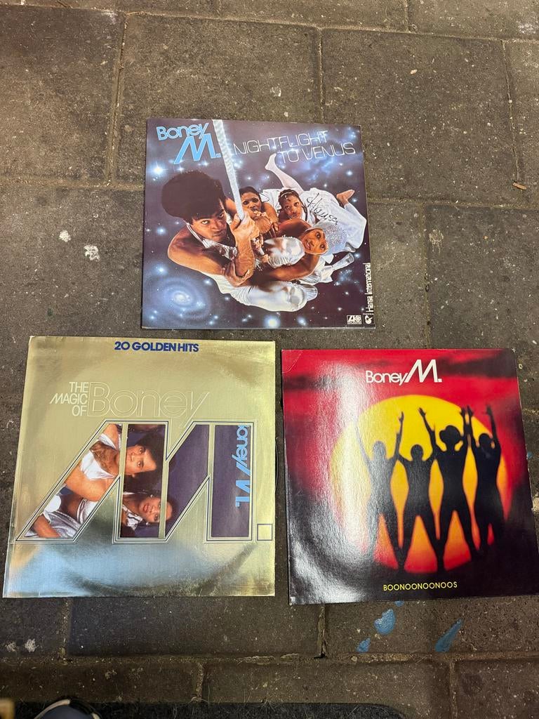 Boney M. Vinyl LP Collectie: Nightflight, Magic & Boonoonoon, Cd's en Dvd's, Ophalen of Verzenden, Gebruikt