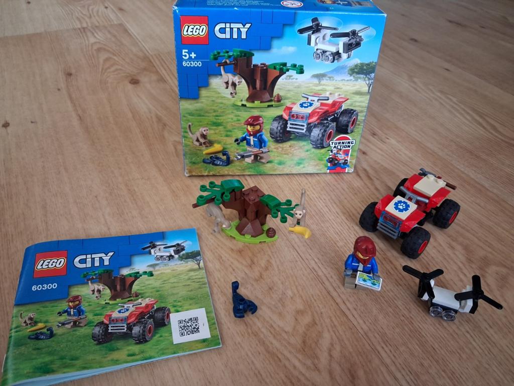 Leuke complete LEGO City set 60300 - Safari terreinwagen, City, Lego, Ophalen of Verzenden, Zo goed als nieuw
