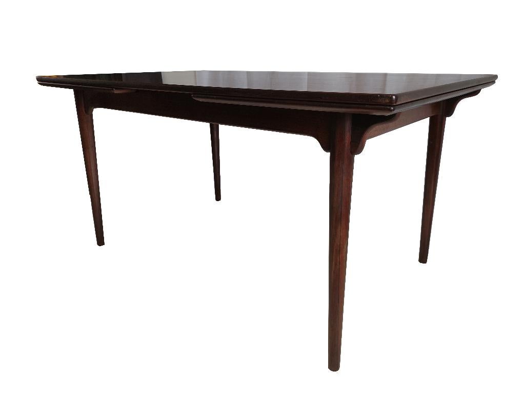 Fantastisch vintage XXL rosewood Gunni Omann design eettafel, Huis en Inrichting, Ophalen, Gebruikt, Hout